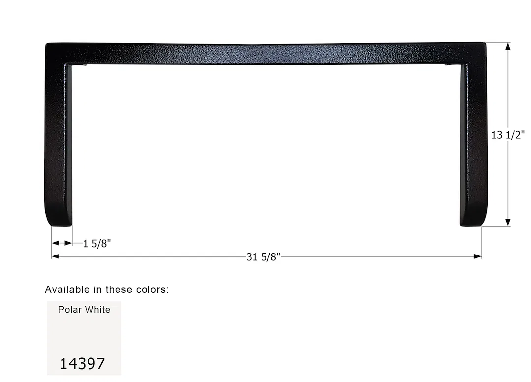 14397 – ICON Step Trim, For Attaches Around The Step, Below The Entrance Door 32 Inch Length x 13-1/2 Inch Width Pola...